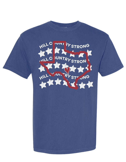 Texas Hill Country Strong Wave Tee